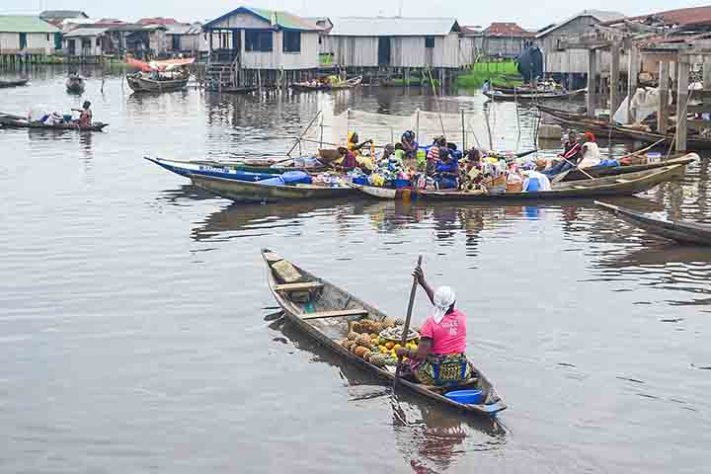Cidade das águas, Ganvie - Benin (República do Benin), África - jbdodane/Wikimédia Commons
