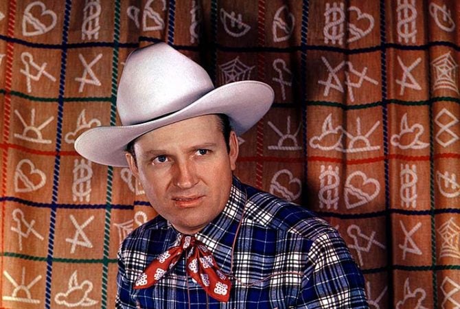 Gene Autry: a história do único artista com cinco estrelas na Calçada da Fama