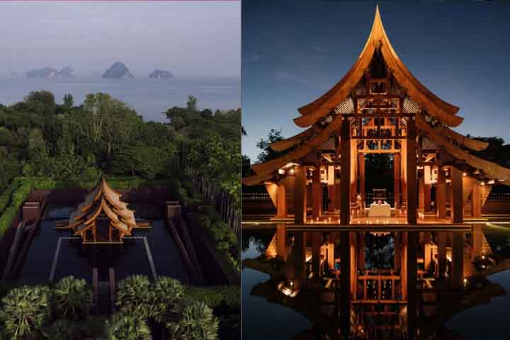 8º) Phulay Bay, Ritz-Carlton Reserve, Tailândia: Quem gosta de ioga ao nascer do sol e mergulhos em um mar azul-turquesa vai ficar fascinado com este hotel cercado por falésias de calcário.