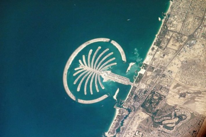 Palm Jumeirah, Dubai - Commander Leroy Chiao/NASA