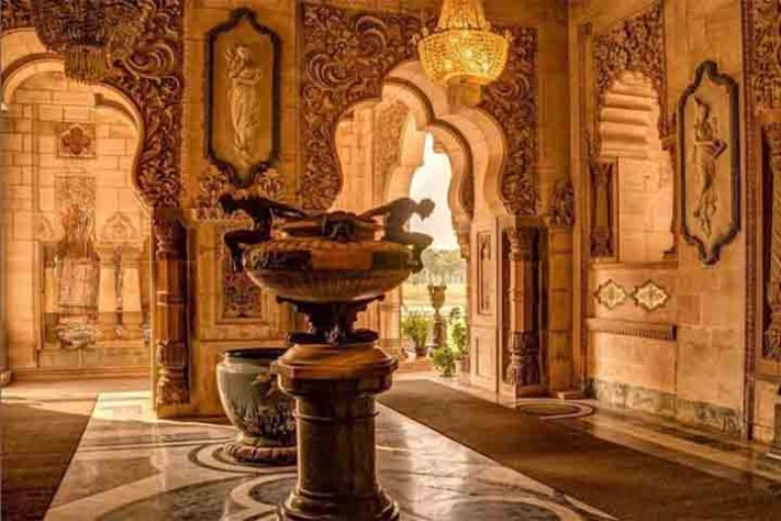 Lakshmi Vilas Palace, Vadodara, Gujarat, Índia - Reprodução de Instagram @lukshmivilaspalace
