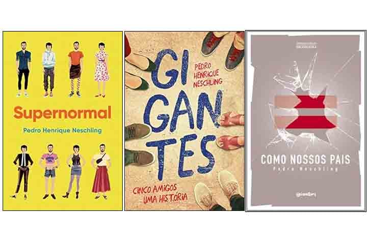 Três anos depois, estreou na literatura com o romance “Gigantes”, publicado pela Editora Paralela, selo da Companhia das Letras. A obra retrata a trajetória de cinco amigos ao longo de uma década. Em 2018, lançou seu segundo livro, “Supernormal”, reafirmando sua versatilidade como escritor.
