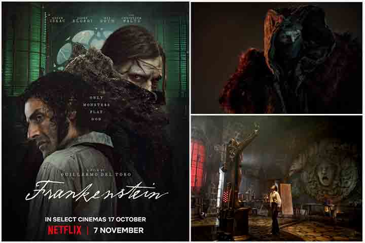 O filme, que chegou primeiro às telonas e tem previsão de entrada no catálogo da Netflix em 7 de novembro, é a realização de um sonho antigo do cineasta mexicano, que há décadas acalenta o desejo de revisitar o mito criado pela escritora Mary Shelley sob sua ótica particular.
