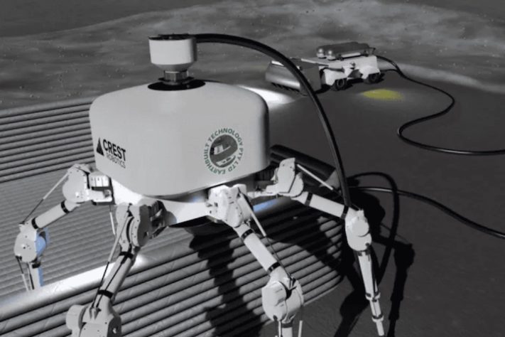Empresa australiana desenvolve robô capaz de construir casa em um dia – Divulgação/Crest Robotics