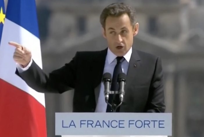 Ex-presidente da França Nicolas Sarkozy é condenado a cinco anos de prisão - Reprodução/TV Globo