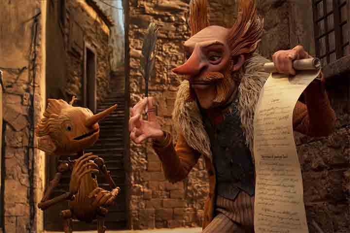 Nesse mesmo espírito, o cineasta se aventurou na animação em stop-motion com “Pinóquio”, de 2022, vencedor do Oscar de Melhor Animação, em que reinterpreta a clássica fábula sob o prisma da desobediência, da dor e da ternura.
