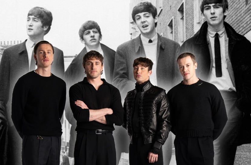 Harris Dickinson será John Lennon, Paul Mescal viverá Paul McCartney, Joseph Quinn interpretará George Harrison e Barry Keoghan será Ringo Starr.
