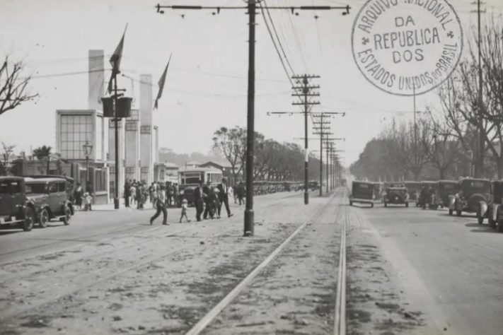 Avenida Água Branca em 1920 é a atual Avenida Francisco Matarazzo, na Barra Funda (SP) – Domínio Público