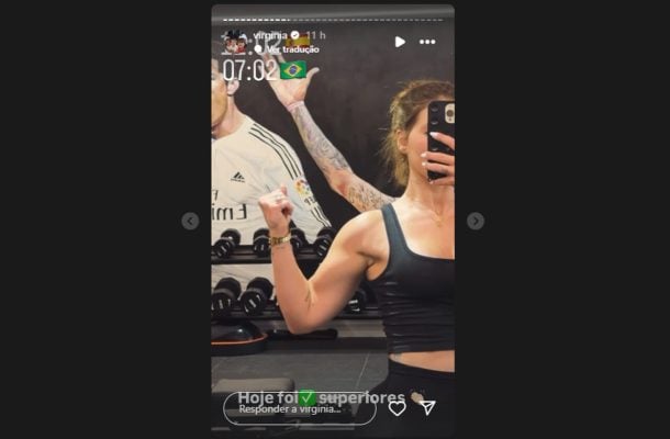 Virginia aumenta especulações de caso com Vini Jr e canta: “Me apaixonei”