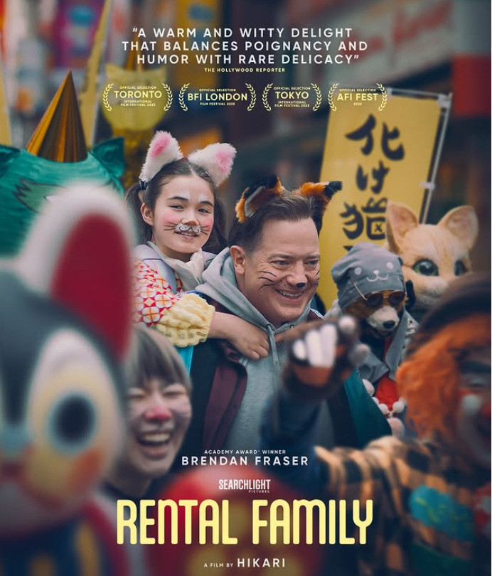 A trama se passa na Tóquio contemporânea, onde Fraser interpreta um ator americano, que enfrenta uma crise pessoal e profissional. Ele aceita um trabalho inusitado em uma agência de “família substituta”, fenômeno real no Japão, em que atores representam parentes ou parceiros para clientes que buscam companhia.