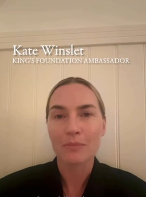 Kate Winslet também se tornou embaixadora da King's Foundation, instituição do Rei Charles III.