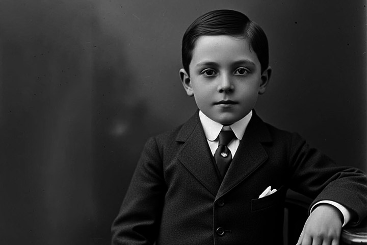 <p>Filho de imigrantes ucranianos, William cresceu em um ambiente altamente intelectual. Seu pai, Boris Sidis, era psicólogo e professor de Harvard, e acreditava que a estimulação precoce poderia desenvolver mentes excepcionais.</p>
