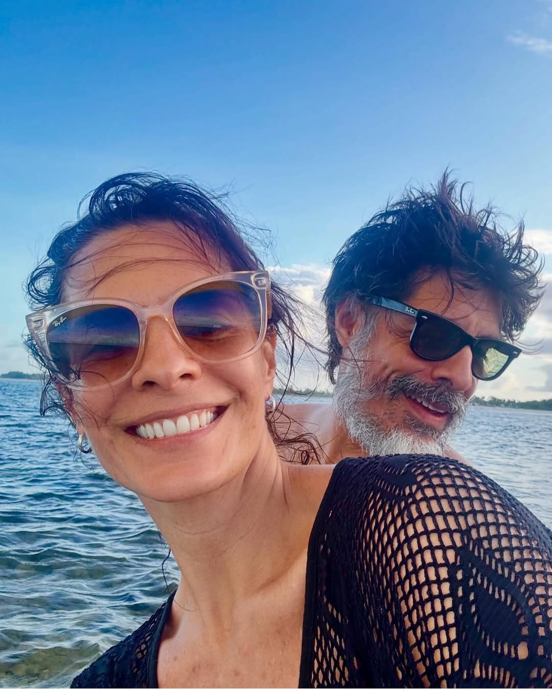 Desde 2015 está em união com o ator Daniel Alvim.