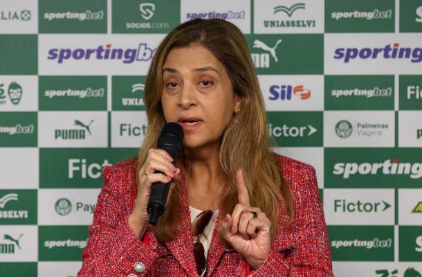 Leila Pereira, do Palmeiras, volta a criticar o Flamengo: “Terraflamistas”