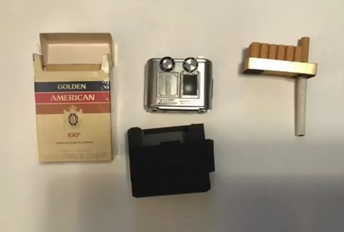 Maço de cigarro espião – Reprodução