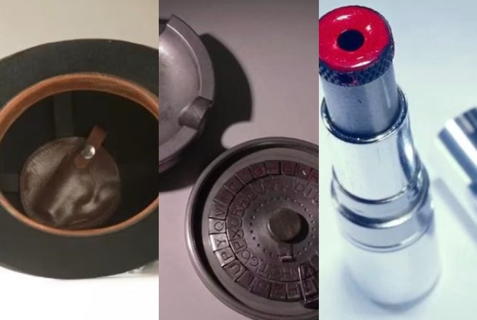 Batom, cigarro e mais: veja armas ‘secretas’ usadas por espiões da vida real