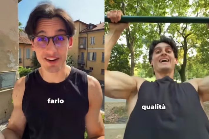 Padre bonitão que exibe músculos nas redes sociais é advertido por superiores da Igreja – Montagem/Reprodução/Redes Sociais 