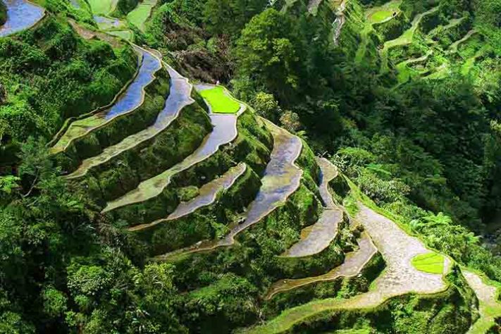Terraços de arroz de Banaue,Província de Ifugao, Filipinas - Cabajar/Wikimédia Commons