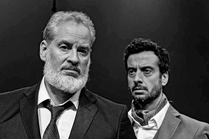 Na peça, adaptada por Bruno Cavalcanti e dirigida por Daniela Stirbulov, a trama se desloca da Itália do século XVI para um cenário contemporâneo. Shylock, o agiota interpretado por Dan Stulbach, é alçado a protagonista e a história se desenrola a partir de seu ponto de vista.