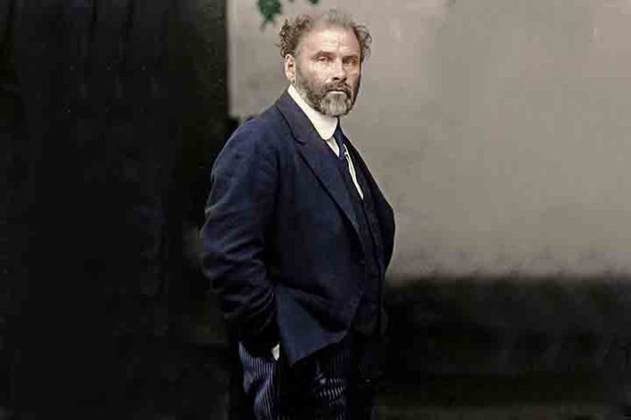 Artista plástico austríaco Gustav Klimt