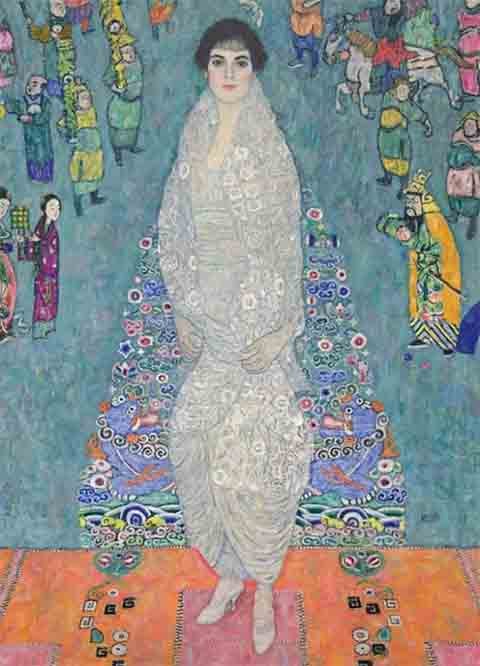 O quadro "Retrato de Elisabeth Lederer", vendido por R$ 1.25 bilhão em leilão - Gustav Klimt, artista plástico simbolista austríaco - Divulgação/Sotheby's