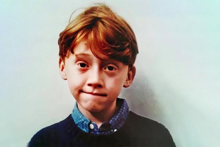 Rupert Grint nasceu em 24 de agosto de 1988, na cidade de Harlow, no condado de Essex, na Inglaterra. 
