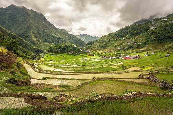 Terraços de arroz de Banaue,Província de Ifugao, Filipinas - Adrian Simionov/Wikimédia Commons
