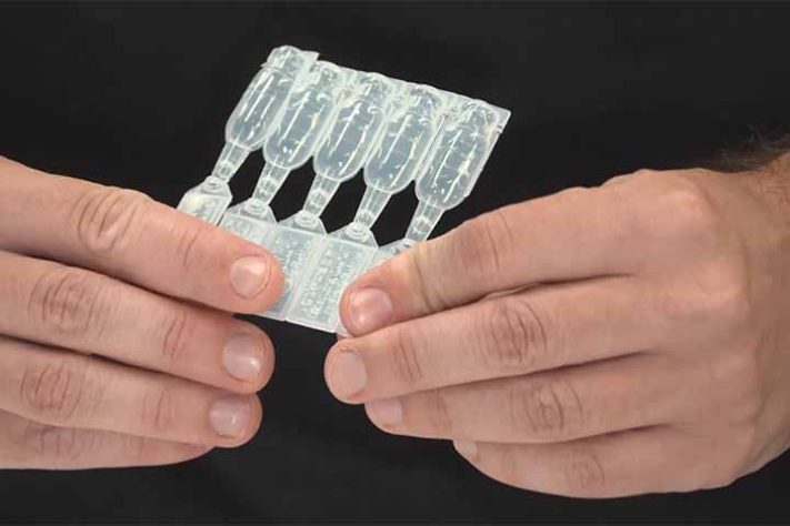 Colírio para reduzir uso de óculos