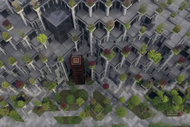 O lugar é coberto por mais de mil árvores e 250 mil plantas de dezenas de espécies.