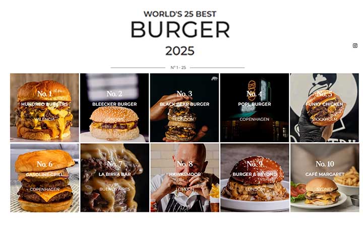 Entre os latino-americanos, apenas um nome apareceu na lista, o La Birra Bar, de Buenos Aires, que conquistou a sétima posição e o título de melhor da América do Sul. Veja a seguir o top 10 dos estabelecimentos com os melhores hambúrgueres do mundo.
