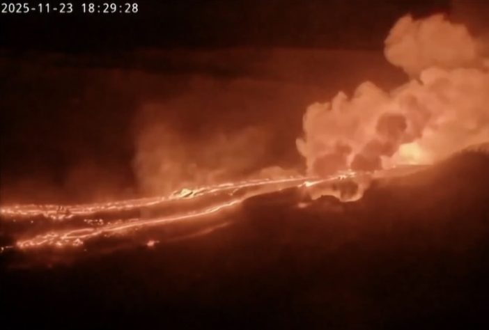 Vulcão na Etiópia entra em erupção pela 1ª vez em 12 mil anos - Reprodução/TV Globo