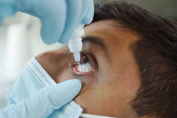 Colírio para reduzir uso de óculos