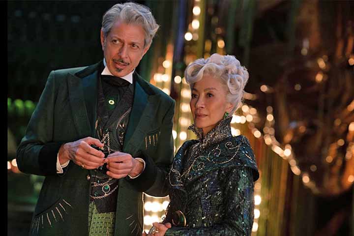Michelle Yeoh também vive a enigmática Madame Morrible na adaptação cinematográfica de 