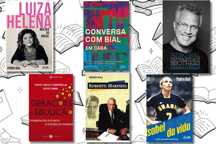 Como escritor, Bial publicou em 2004 a biografia autorizada “Roberto Marinho”, dedicada ao fundador da TV Globo. Recentemente, ele lançou 