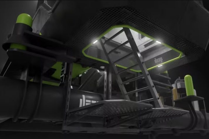 Vanguard, cápsula subaquática feita para viver no fundo do mar - Reprodução/Deep