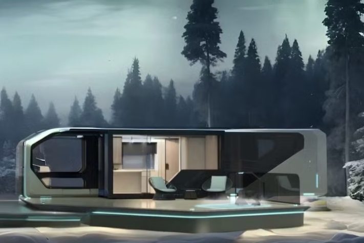 Minicasa expande para os quatro lados e dobra de tamanho — Reprodução/AC Future/Pininfarina