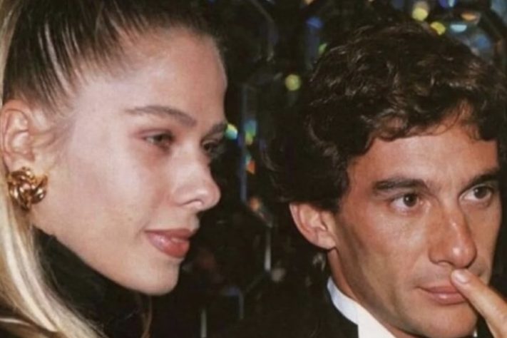 Adriane Galisteu e Ayrton Senna - Reprodução/Arquivo Pessoal