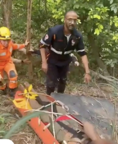 Homem sobrevive só comendo mangas após cair em grota em MG - Divulgação/Corpo de Bombeiros