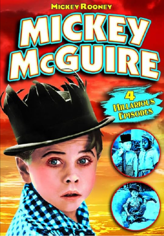 Entre 1927 e 1934, interpretou o personagem-título da série de curtas “Mickey McGuire”, inspirada nas histórias em quadrinhos “Toonerville Trolley”. O sucesso desses filmes impulsionou sua popularidade e o levou a adotar o nome artístico Mickey Rooney, que o acompanharia por toda a carreira.
