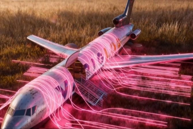 Vintage Culture transforma avião em espaço artístico para festival