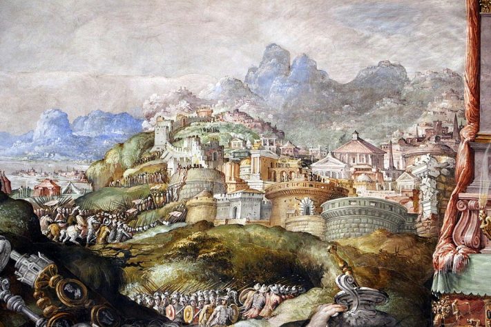 Ilustração da cidade de Veios, Itália - Wikimedia Commons/Sailko