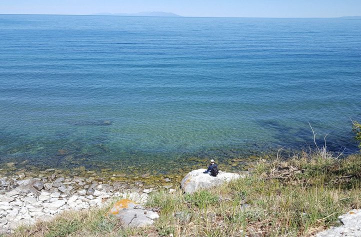 Água pura e profunda