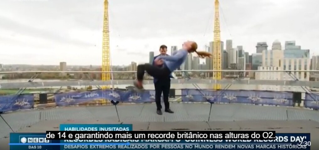 Já a ex-ginasta Lucie Colebeck realizou 17 saltos mortais para trás em 30 segundos e assegurou mais um recorde britânico nas alturas. Esses feitos reforçam a diversidade de habilidades celebradas pelo Guinness World Records Day. O evento mostra que o improvável pode se tornar realidade quando o ser humano testa seus limites.