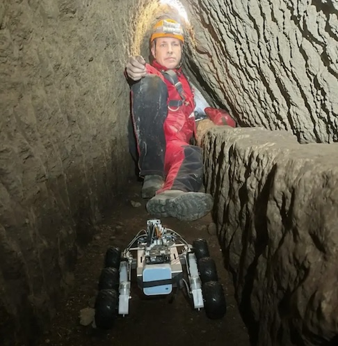 O mapeamento foi possível graças ao uso do rover robótico 