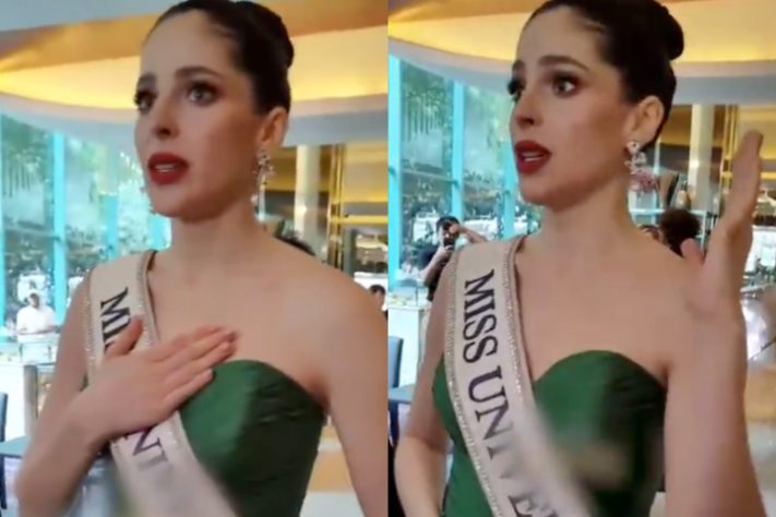 Fatima Bosch, Miss México 2025 - Montagem/Reprodução/X