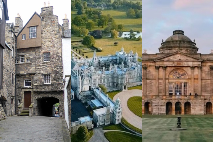 Locações do filme "Frankenstein" (2025) - Montagem/Wikimedia Commons/Reprodução