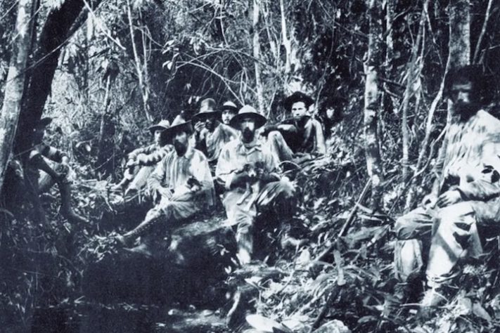 Percival Harrison Fawcett na nascente do Rio Verde - Divulgação