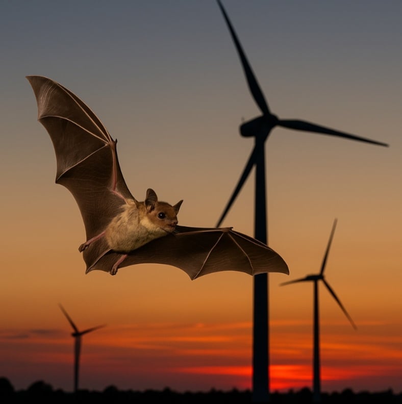 Expansão das turbinas eólicas ameaça e causa morte de morcegos