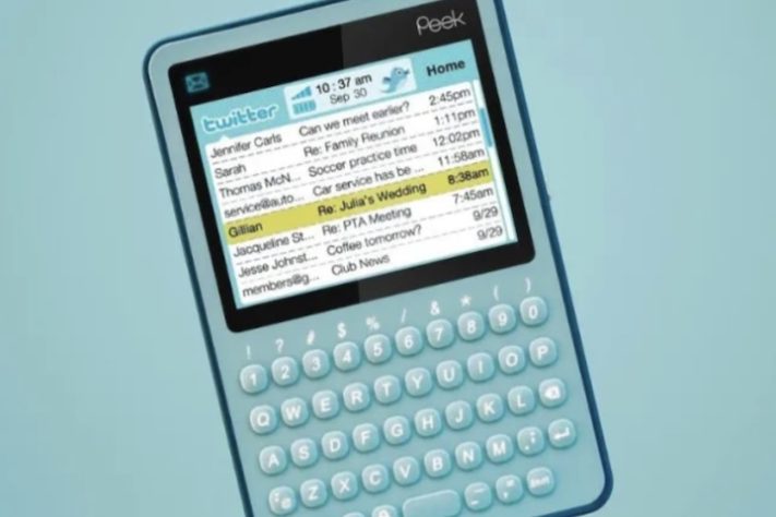 Twitter Peek, aparelho portátil lançado em 2009 e que ficou no mercado por somente um ano - Reprodução/Museum of Failure