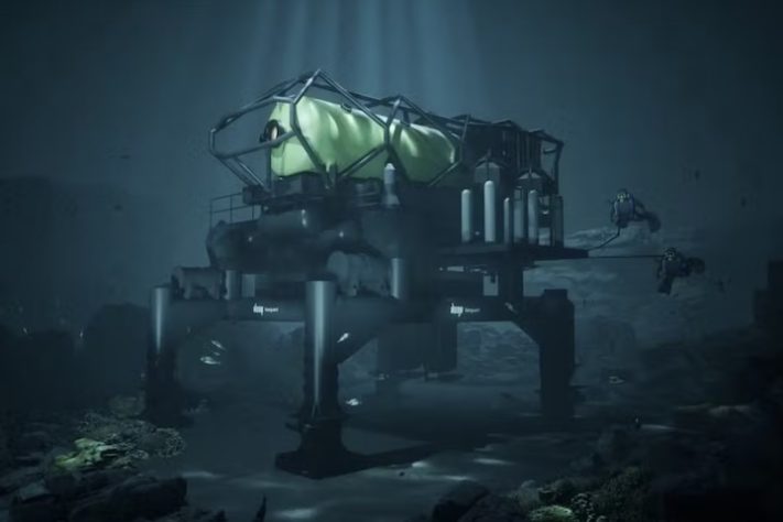 Vanguard, cápsula subaquática feita para viver no fundo do mar - Reprodução/Deep